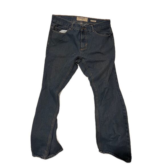 Vintage Genes 1891 Blue Jeans Slim Straight Mens 34x32 - Picture 1 of 5